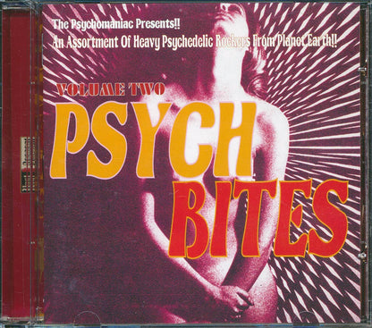 Rattles Danta Ofo The Black Company Orange Peel Blackbirds 2000 Anvil Chorus Etc Psych Bites Volume 2 The Psychomaniac Presents!! An Assortment Of Heavy Psychedelic Rockers From Planet Earth!! Music CD