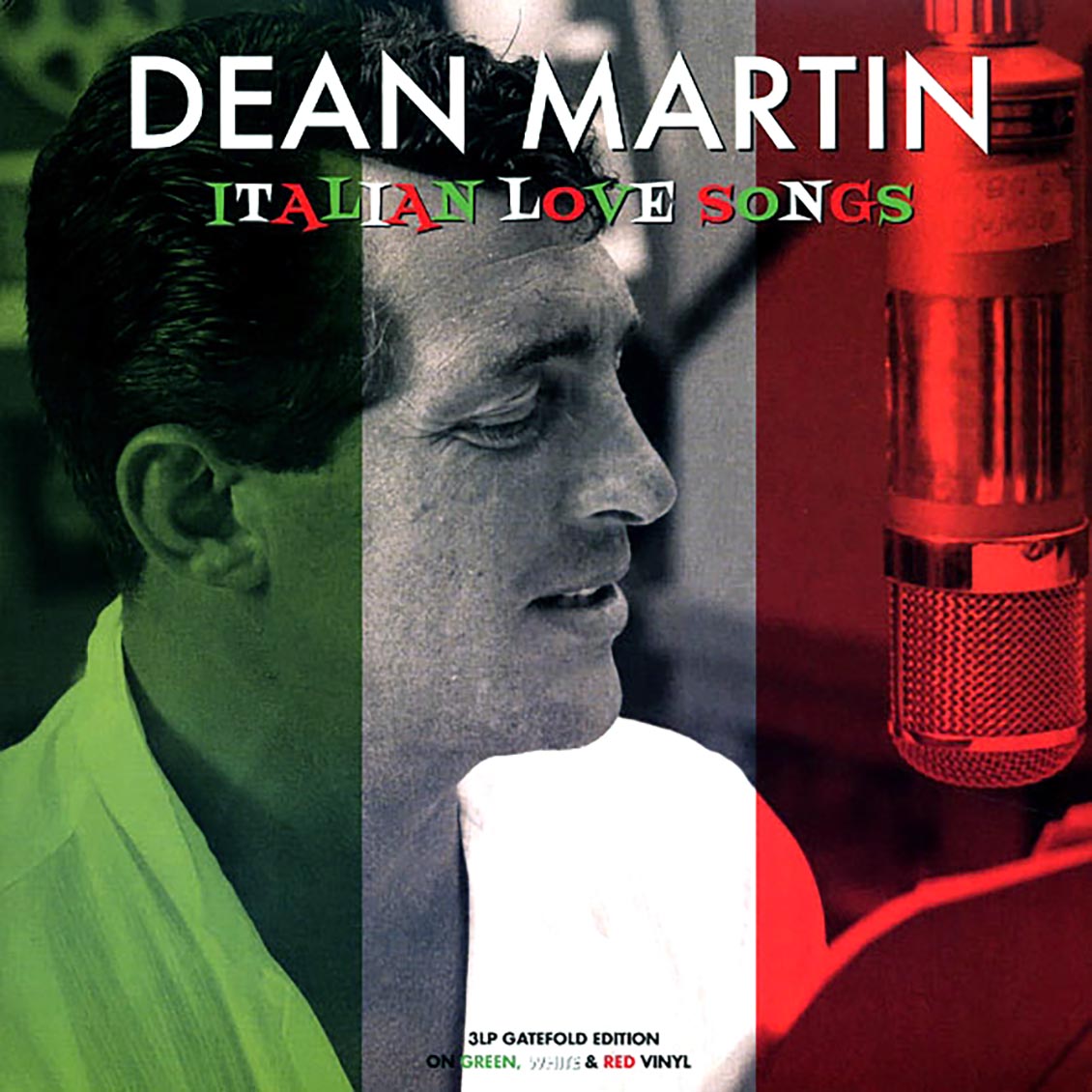 Dean Martin - Italian Love Songs (3xLP) (green, white, red vinyl) Vinyl Record