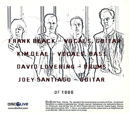 The Pixies - Live In Vancouver, British Columbia 4-22-04 (numbered ltd.ed.) (2xCD) Music CD