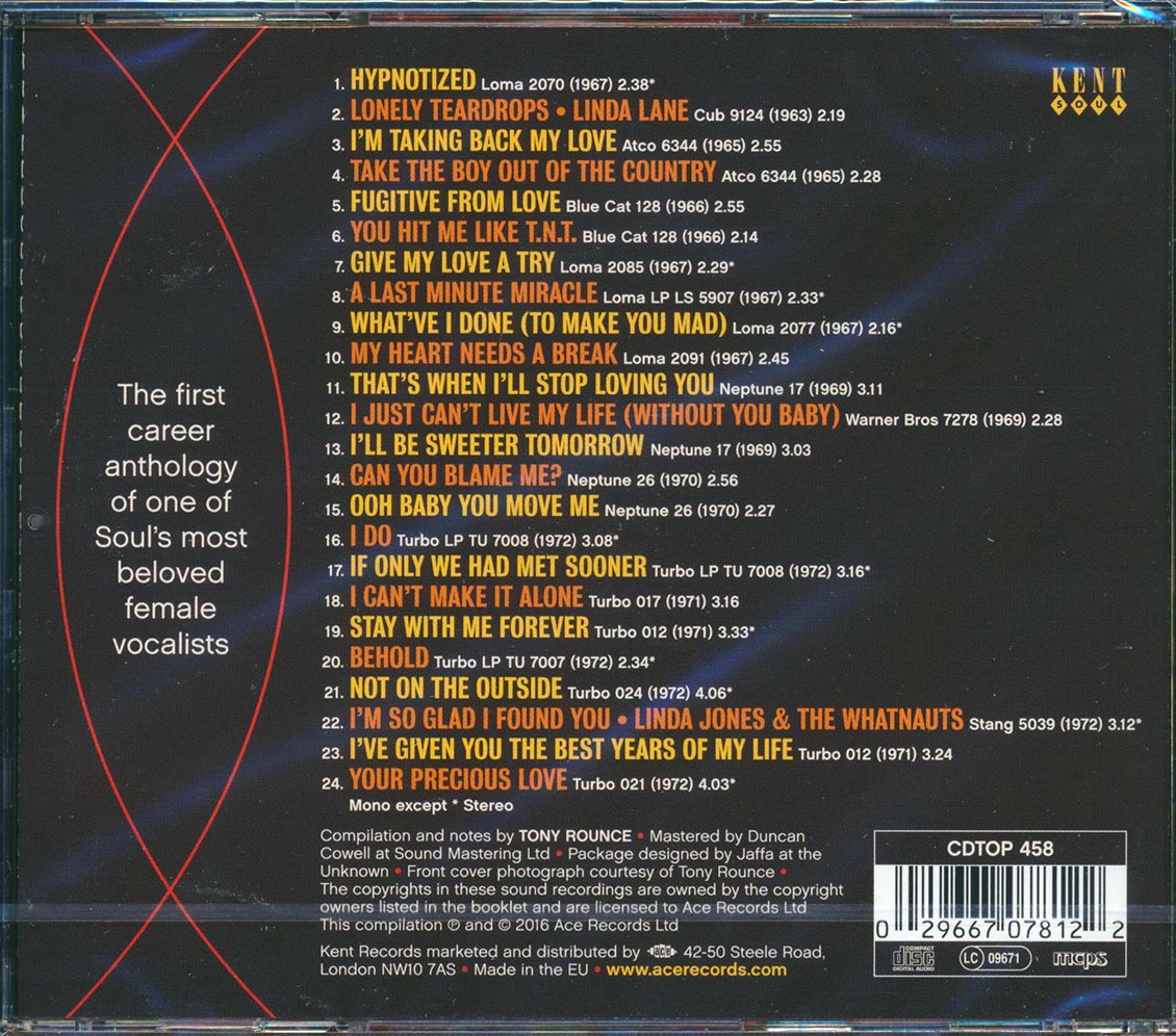 Linda Jones - Precious: The Anthology 1963-1972 (incl. large booklet) Music CD