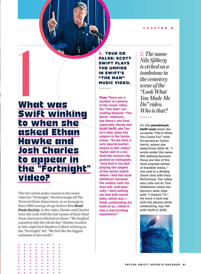 Taylor Swift - Easter Egg Secrets Decoded: Swiftie's Guide To 80+ Hidden Messages, Liner Notes, Lucky Number 13, Lyrics, Music Videos, Fashion, Social Media Posts, Name-Drops, Eras Tours & TTPD Pop-Up