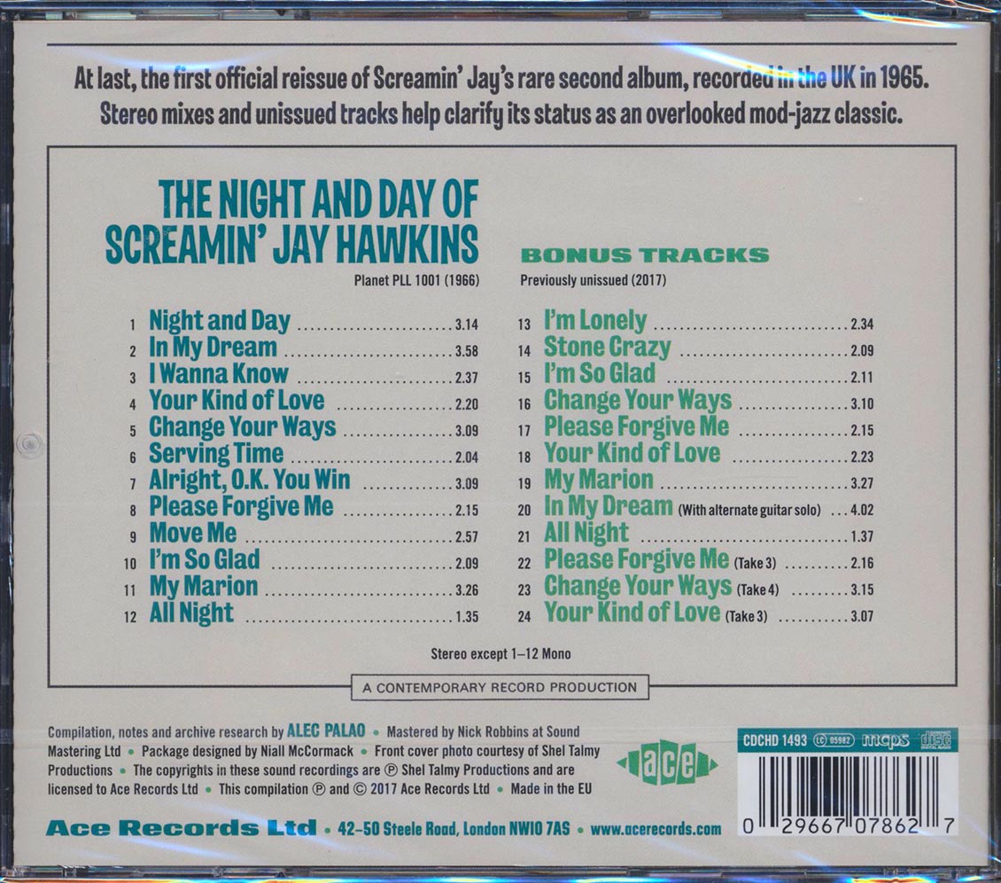 Screamin' Jay Hawkins - The Planet Sessions (incl. large booklet) Music CD