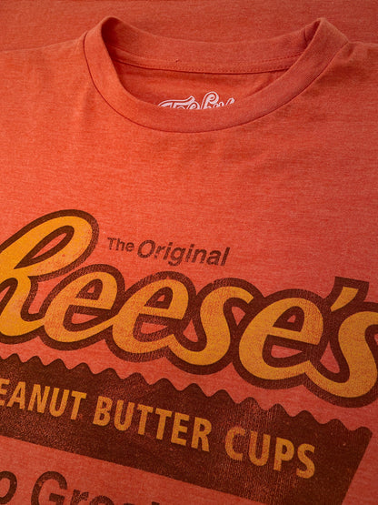 Reese's Peanut Butter Cup Two Great Tastes Mens T Shirt Officially Licensed Orange