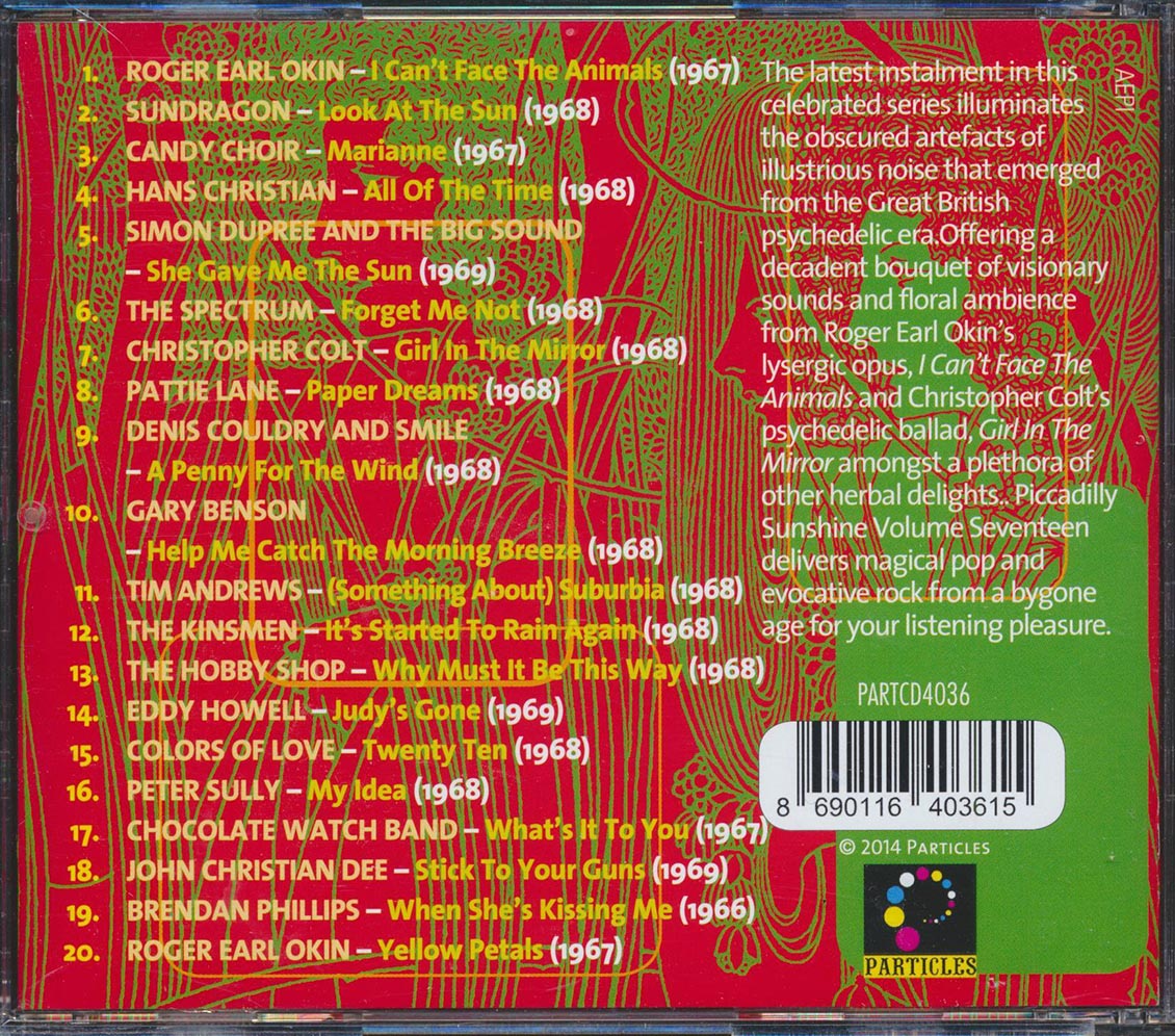 Various - Piccadilly Sunshine Part Seventh: British Pop Psych And Other Flavours 1966-1969 (incl. large booklet) Music CD
