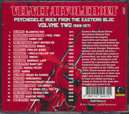 Various - Velvet Revolutions Volume 2: Psychedelic Rock From The Eastern Bloc 1968-1971 Music CD