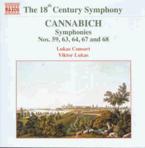Cannabich / Lukas Consort / Lukas - Symphonies 59 63 64 67 & 68 - Music CD