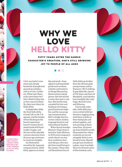 Hello Kitty - The Ultimate Fan Guide: Explore Hello Kitty’s Journey, Designer Yuko Shimizu, From Japan To America, 1990s Revival, Take The Quiz, Sticker Pack, Why We Love Her & More!