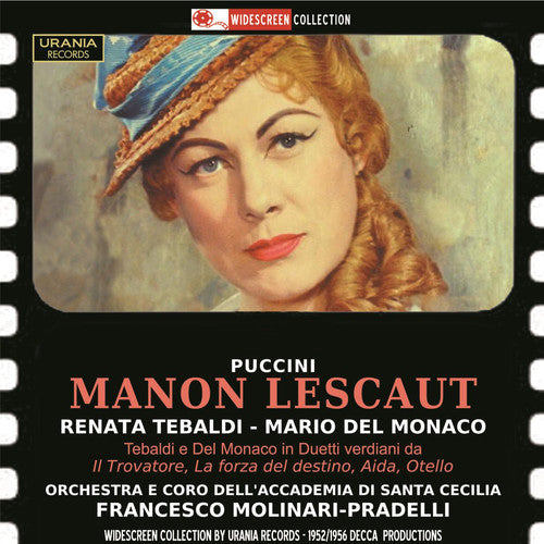 the album cover for Puccini / Tebaldi / Monaco / Ocdasc / Pradelli - Manon Lescaut