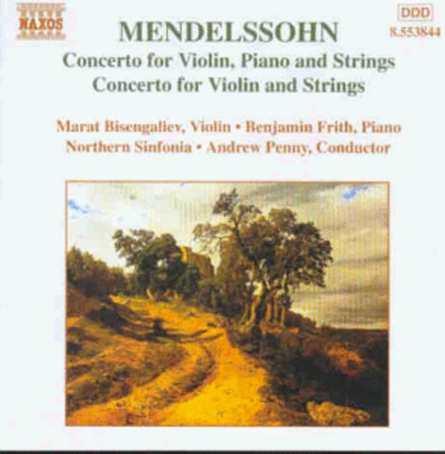 the album cover for Marat Bisengaliev - Concerto for Violin / Piano & Strings in D minor