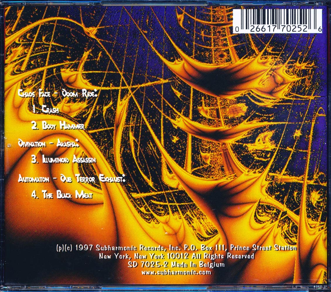 Chaos Face, Divination, Automation, Tranceforma Electronica - Cosmic Elektra Music CD