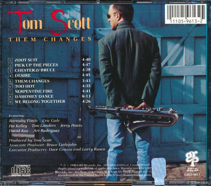Tom Scott - Them Changes Music CD