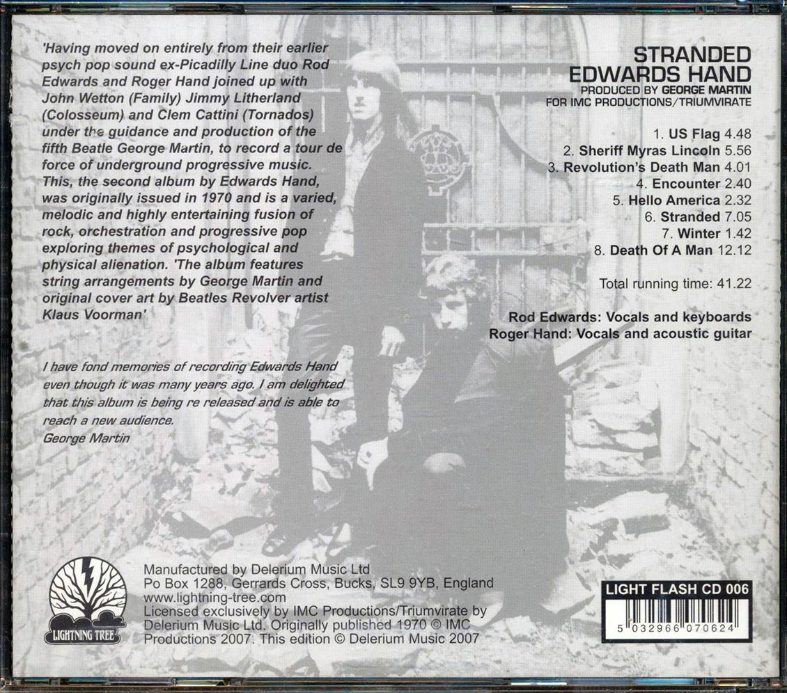 Edwards Hand - Stranded Music CD