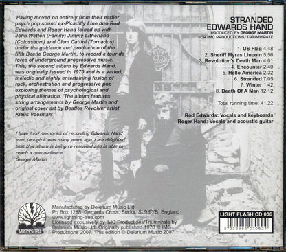 Edwards Hand - Stranded Music CD