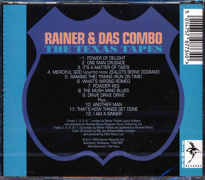 Rainer And Das Combo - The Texas Tapes Music CD
