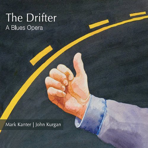 the album cover for Mark Kanter/John Kurgan - The Drifter a Blues Opera