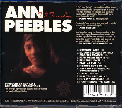 Ann Peebles - Full Time Love (incl. large booklet) (marked/ltd stock) Music CD