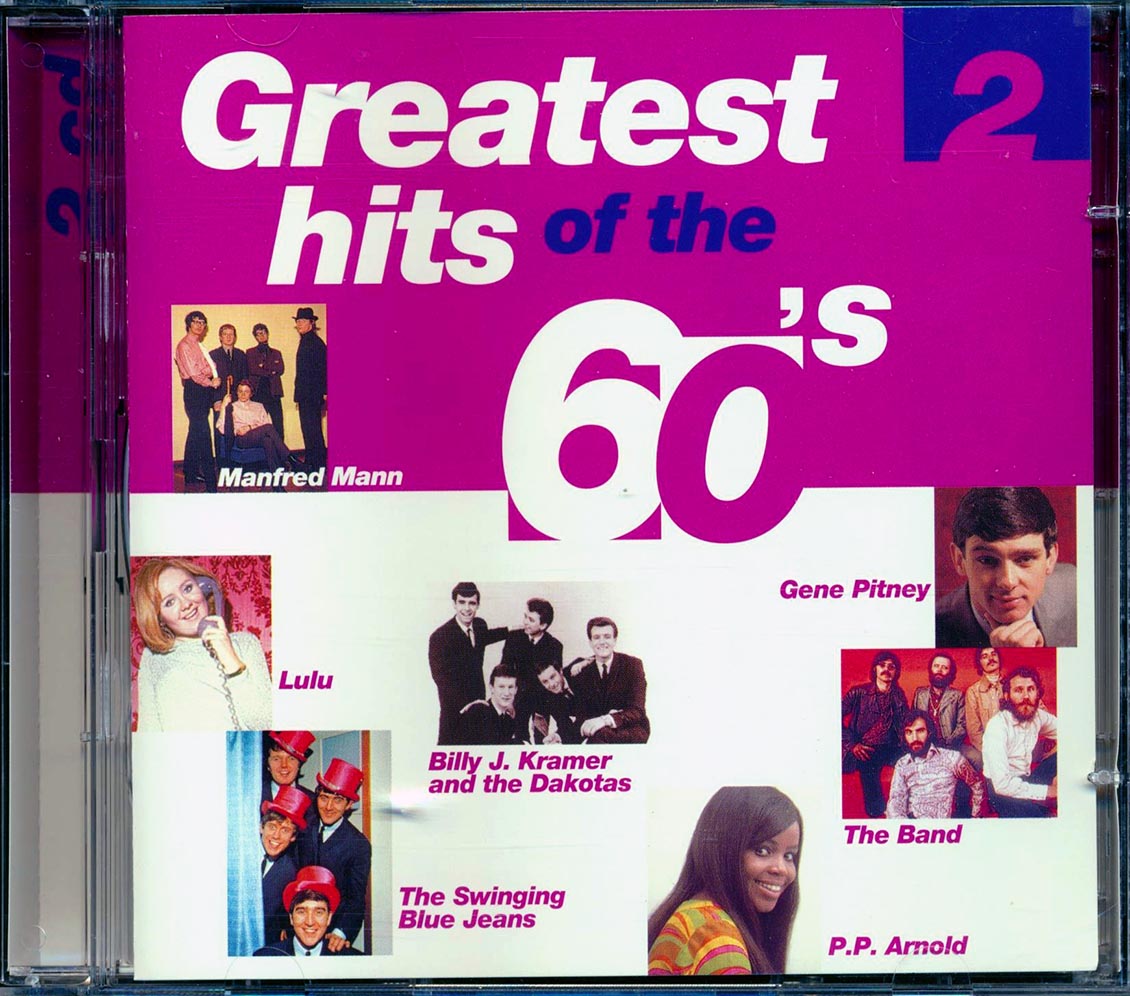 Jeff Beck, The Zombies, PJ Proby, The Hollies, Lulu, Etc. - Greatest Hits Of The 60's (36 tracks) (2xCD) Music CD