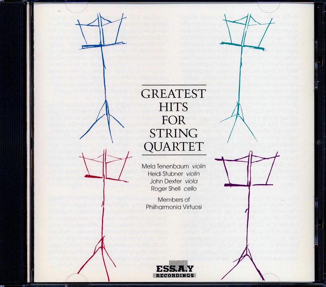 Various - Greatest Hits For String Quartet: Members Of Philharmonia Virtuosi Music CD
