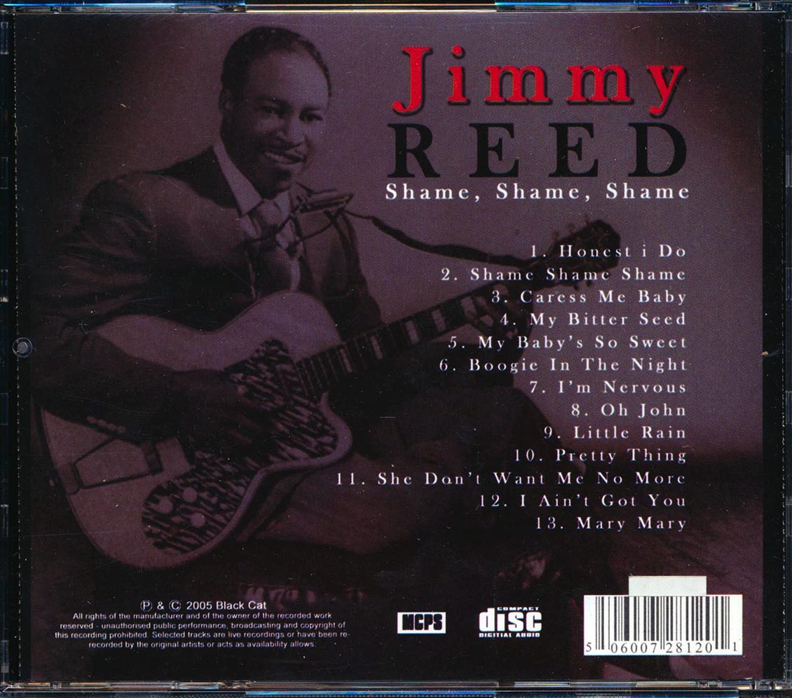 Jimmy Reed - Shame, Shame, Shame Music CD