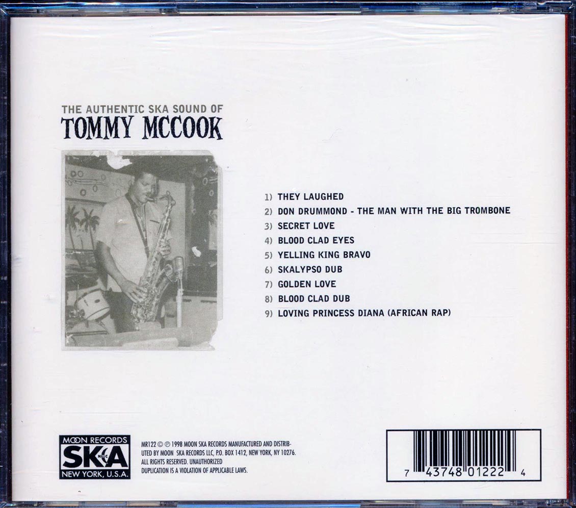 Tommy McCook - The Authentic Ska Sound Of Tommy McCook Music CD