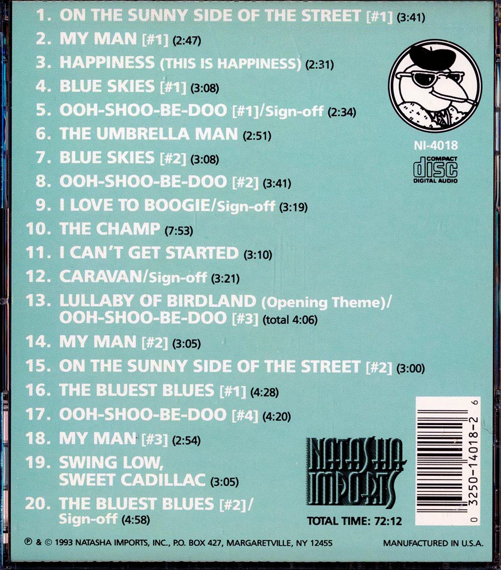Dizzy Gillespie - The Dizzy Gillespie Memorial Album: Ooh-shoo-be-doo! Music CD