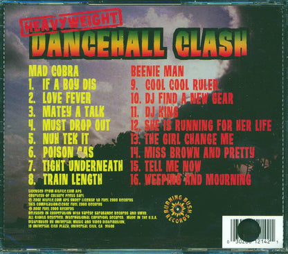 Beenie Man, Mad Cobra - Heavyweight Dancehall Clash (marked/ltd stock) Music CD