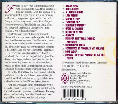 David Rea - The Brass Ring Music CD