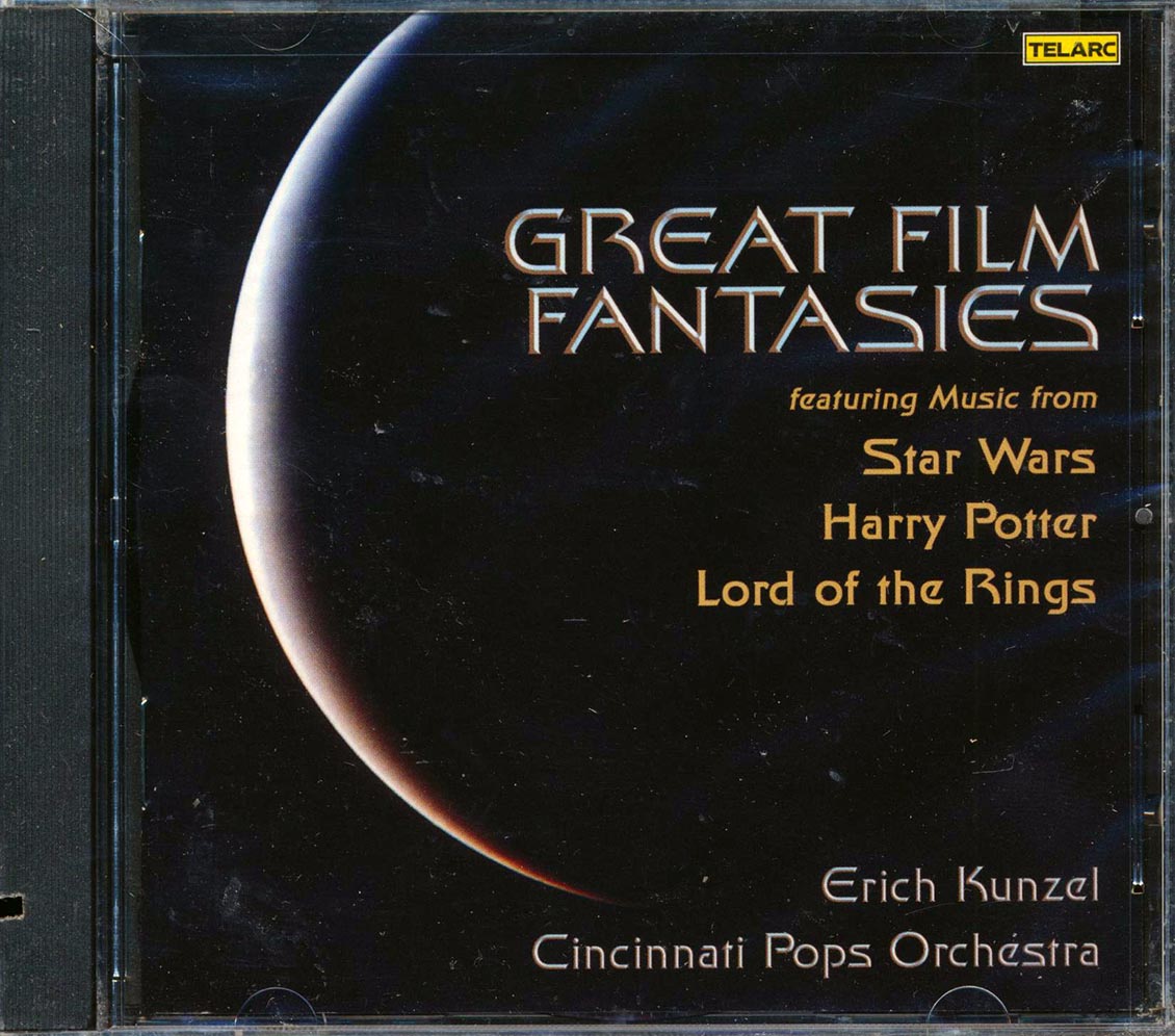 Cincinnati Pops Orchestra - Great Film Fantasies Conducted By Erich Kunzel: Star Wars, Harry Potter, Lord Of The Rings Music CD