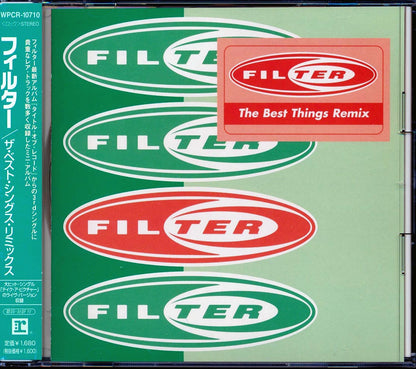 Filter - The Best Things Remix Music CD