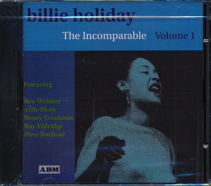 Billie Holiday - The Incomparable: Volume 1 (20 tracks) Music CD