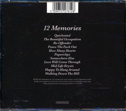 Travis - 12 Memories Music CD