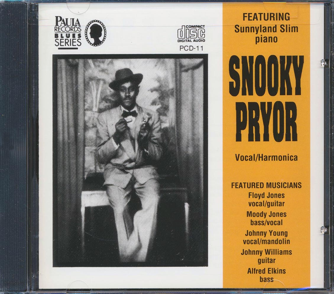 Snooky Pryor Featuring Sunnyland Slim Piano Snooky Pryor Featuring Sunnyland Slim Piano 20 tracks Music CD