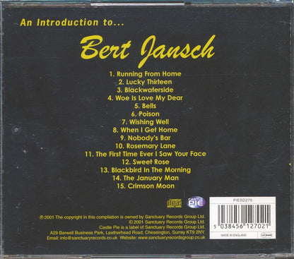 Bert Jansch - An Introduction To Bert Jansch Music CD