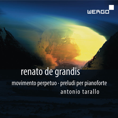 the album cover for De Grandis / Tarallo - Movimento Perpetuo Preludi Per Pianoforte