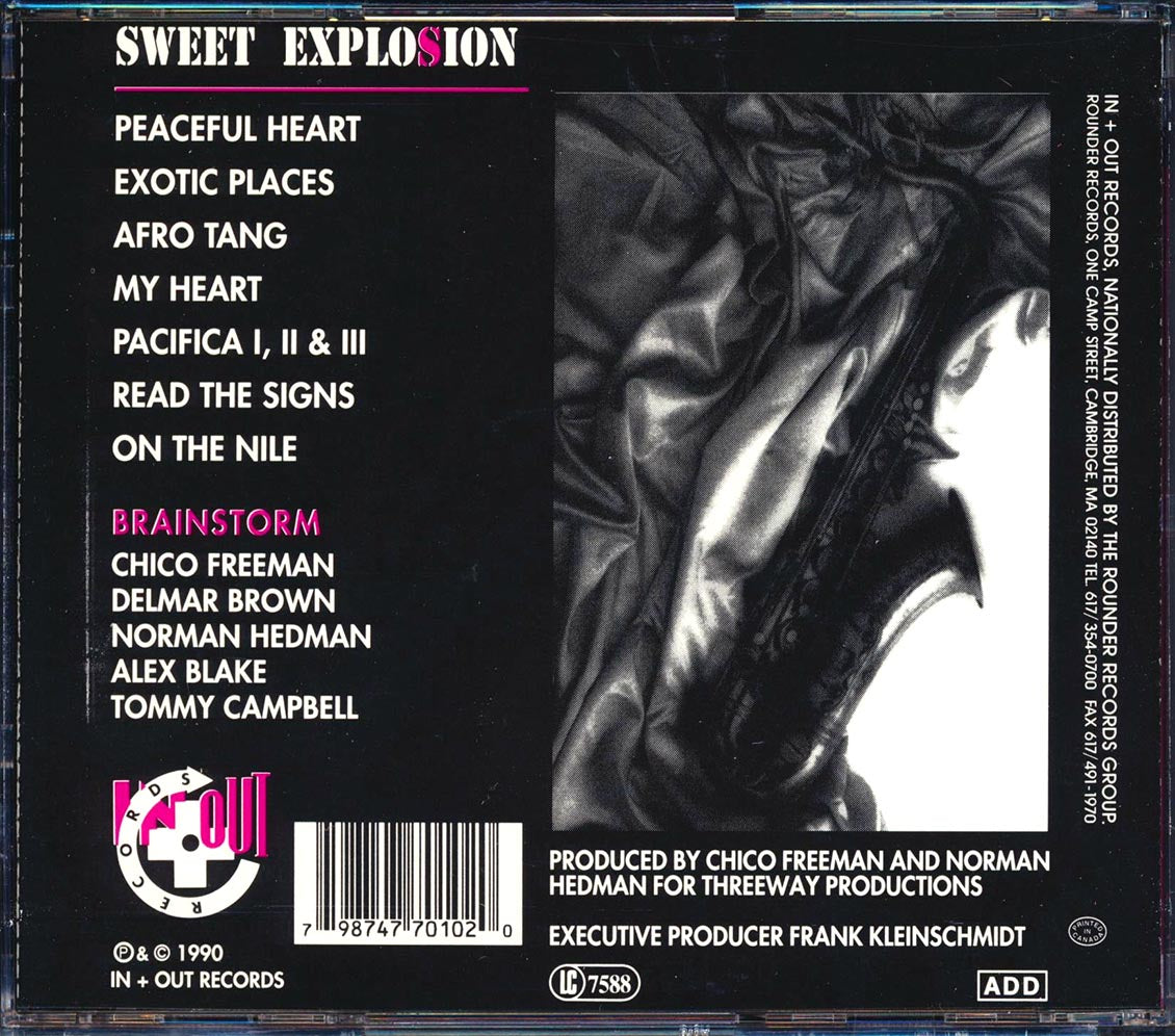 Chico Freeman, Brainstorm - Sweet Explosion Music CD