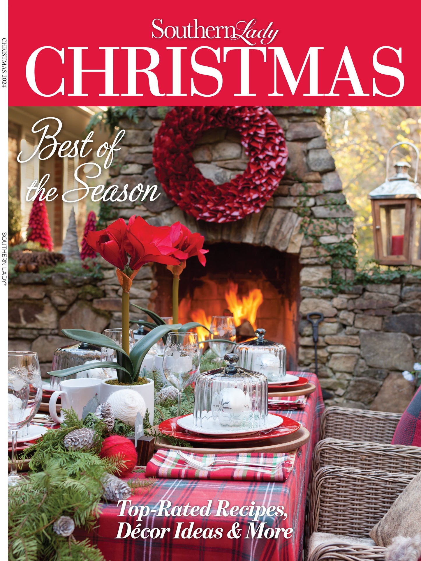 Southern Lady - Christmas: Best Of The Season, Entertaining Guide, Top-Rated Recipes, Décor Ideas, Tabletop Touches, Menus, Homemade Treats, Tips For Gracious Gifting, Glittering Vignettes & More!