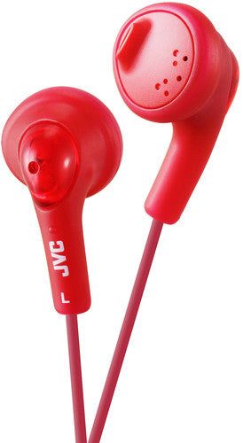 Jvc Haf160rk Gumy Earbud Headphones Raspberry Red - Jvc Haf160rk Gumy Earbud Headphones Raspberry Red - Headphones