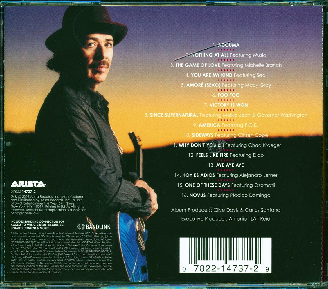 Santana - Shaman Music CD