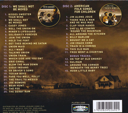 Pete Seeger - We Shall Not Be Moved (40 tracks) (2xCD) Music CD