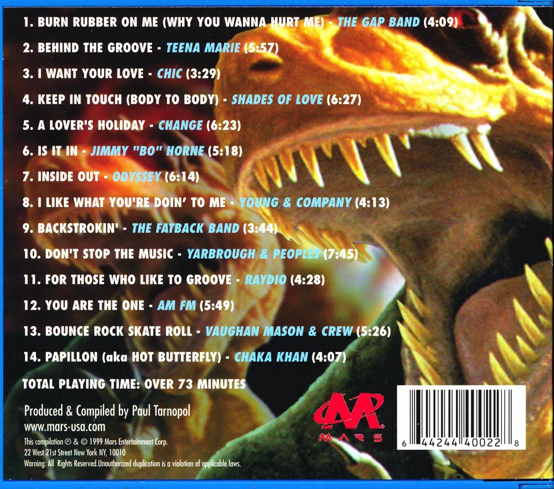 Chic, Chaka Khan, The Gap Band, The Fatback Band, Etc. - Monster Jams Music CD