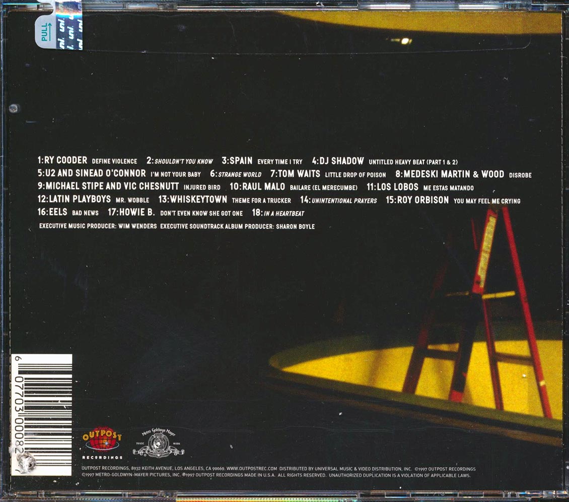 Ry Cooder, DJ Shadow, U2, Latin Playboys, Tom Waits, Howie B, Etc. - The End Of Violence: Songs From The Motion Picture Soundtrack (marked/ltd stock) Music CD