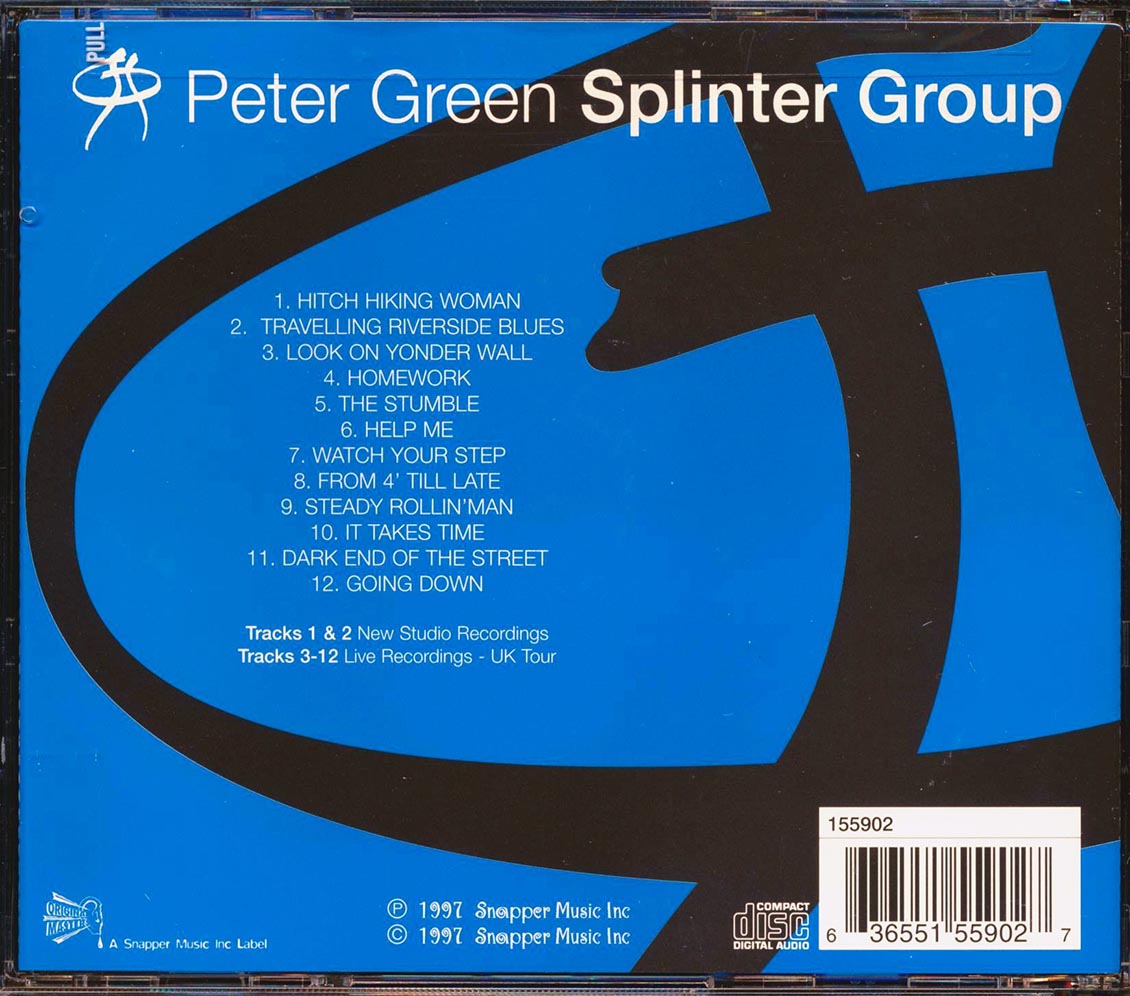 Peter Green Peter Green Splinter Group - Peter Green Splinter Group Music CD