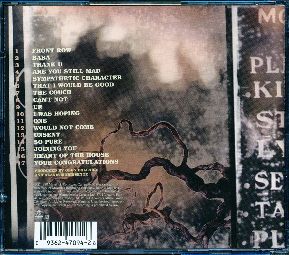 Alanis Morissette - Supposed Former Infatuation Junkie Music CD
