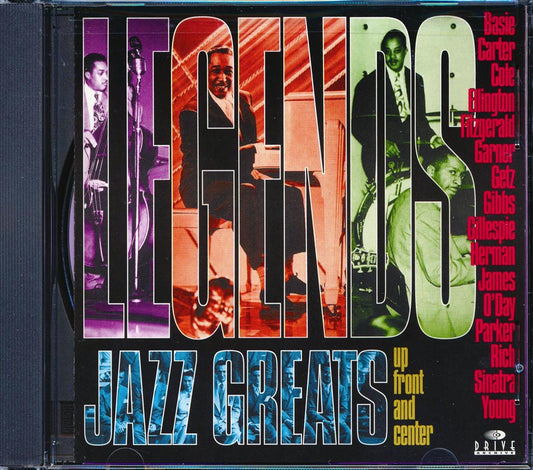 Frank Sinatra Duke Ellington Buddy Rich Count Basie Etc Legends Jazz Greats Up Front And Center marked/ltd stock Music CD