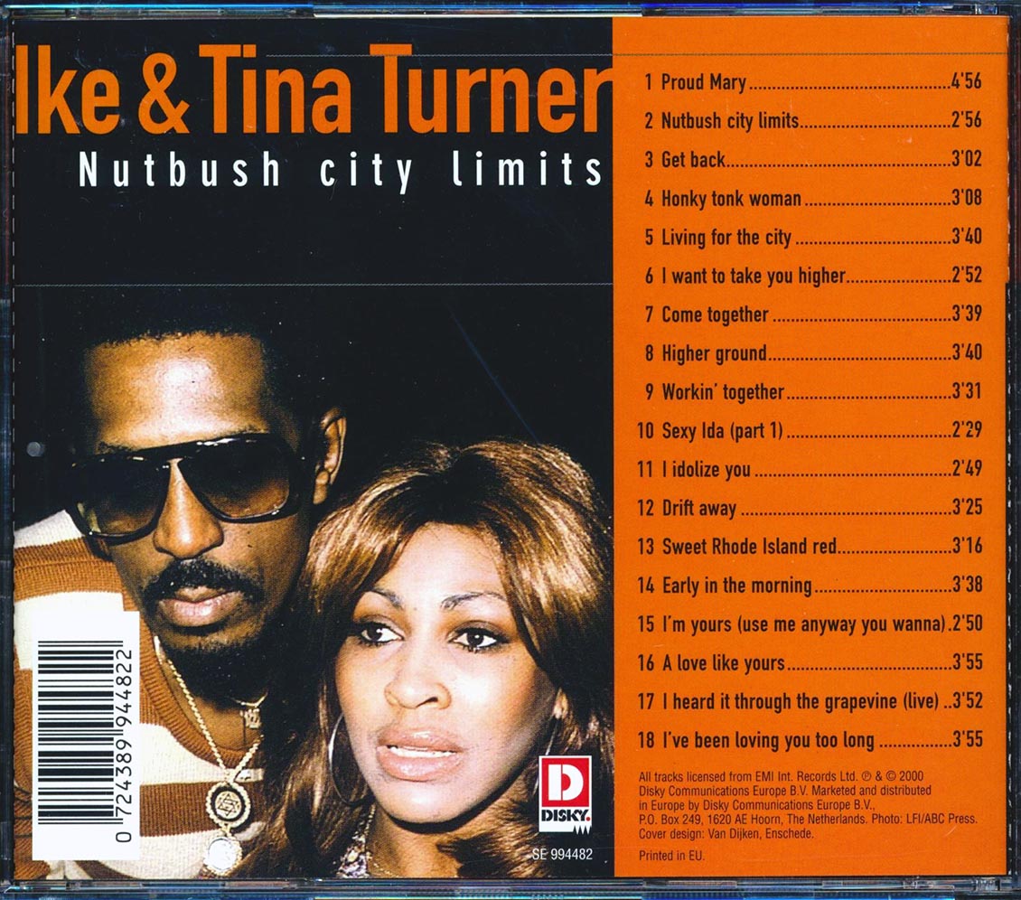 Ike & Tina Turner - Nutbush City Limits Music CD