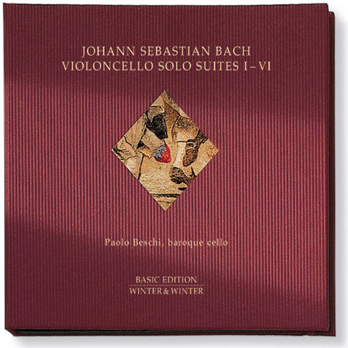 the album cover for Paolo Beschi - Solo Cello Suites Complete