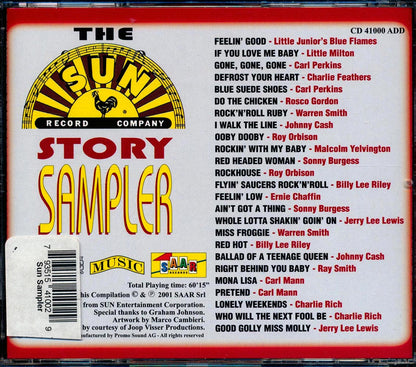Johnny Cash, Roy Orbison, Rosco Gordon, Jerry Lee Lewis, Sonny Burgess, Etc. - The Sun Story: Sampler (26 tracks) Music CD