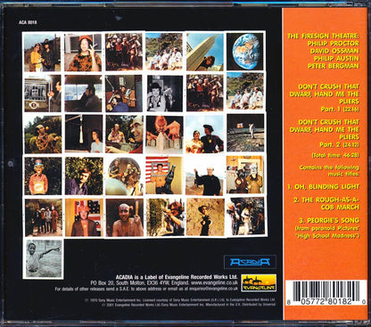 The Firesign Theatre - Don't Crush That Dwarf, Hand Me The Pliers Music CD