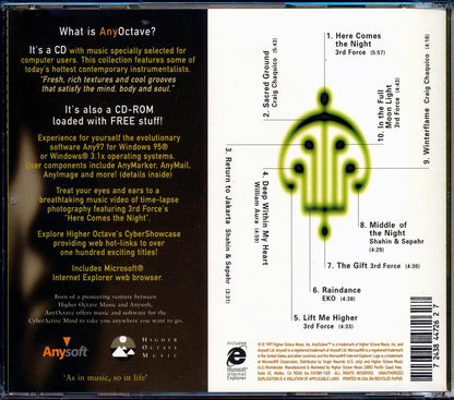 EKO, 3rd Force, William Aura, Etc. - AnyOctave: Music For The Cyberactive Mind Music CD