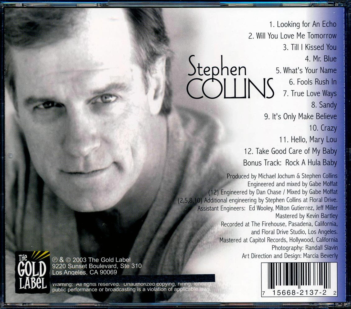 Stephen Collins - Stephen Collins Music CD